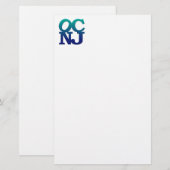 Grüße aus Ocean City Briefpapier (Vorne/Hinten)
