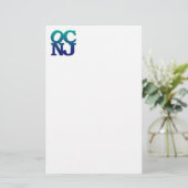 Grüße aus Ocean City Briefpapier (Stehend Vorderseite)