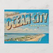 Grüße aus Ocean City MD Postkarte (Vorderseite)