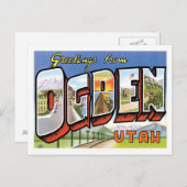 Grüße aus Ogden Utah US City Postkarte (Vorne/Hinten)