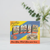 Grüße aus Ohio Postkarte (Stehend Vorderseite)