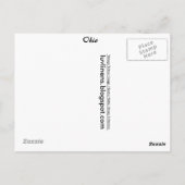 Grüße aus Ohio Postkarte (Rückseite)