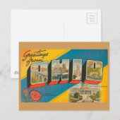 Grüße aus Ohio Postkarte (Vorne/Hinten)