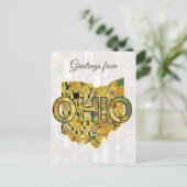Grüße aus Ohio Postkarte (Stehend Vorderseite)