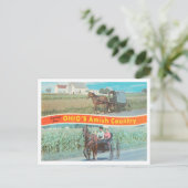 Grüße aus Ohios Amish-Land, Ohio Postkarte (Stehend Vorderseite)