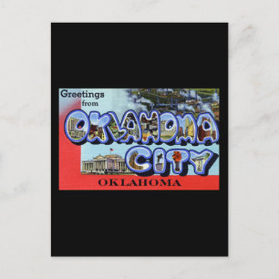 Grüße aus Oklahoma City Oklahoma Postkarte