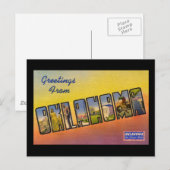 Grüße aus Oklahoma Postkarte (Vorne/Hinten)