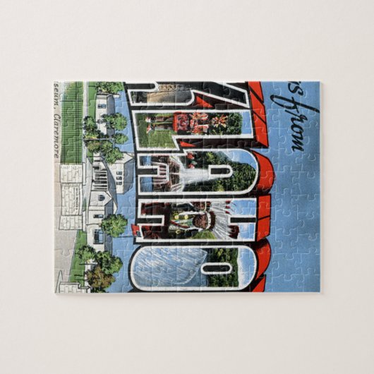 Grüße aus Oklahoma Puzzle (Horizontal)