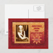 Grüße aus Old Hollywood: Claudette Colbert Postkarte (Vorne/Hinten)