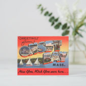 Grüße aus Onset Bay Postkarte (Stehend Vorderseite)