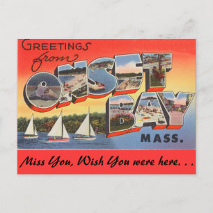 Grüße aus Onset Bay Postkarte