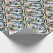 Grüße aus Oregon Geschenkpapier (Ecke)