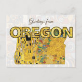 Grüße aus Oregon Postkarte (Vorderseite)