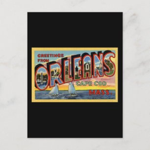 Grüße aus Orleans Massachusetts Postkarte