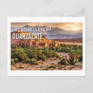 Grüße aus Ouarzazate, Marokko Postkarte