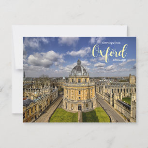 Grüße aus Oxford England Postcard Postkarte