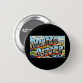 Grüße aus Painted Desert Arizona Button (Vorne & Hinten)