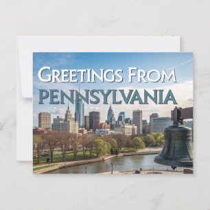 Grüße aus Pennsylvania Postkarte