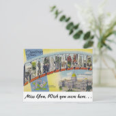 Grüße aus Pennsylvania Postkarte (Stehend Vorderseite)