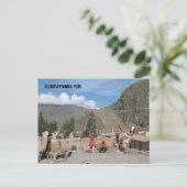 Grüße aus Peru! Postkarte (Stehend Vorderseite)