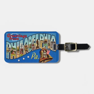 Grüße aus Philadelphia PA Gepäckanhänger