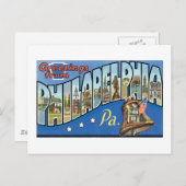 Grüße aus Philadelphia, PA Postkarte (Vorne/Hinten)