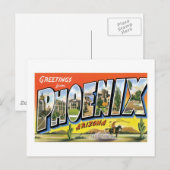 Grüße aus Phoenix Postkarte (Vorne/Hinten)