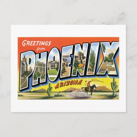 Grüße aus Phoenix Postkarte (Vorderseite)