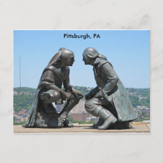 Grüße aus Pittsburgh, PA Postkarte
