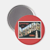 Grüße aus Pittsburgh, Pennsylvania Magnet (Vorderseite/Rückseite)