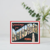 Grüße aus Pittsburgh, Pennsylvania Postkarte (Stehend Vorderseite)