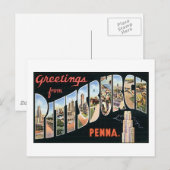 Grüße aus Pittsburgh Postkarte (Vorne/Hinten)