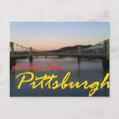 Grüße aus Pittsburgh Postkarte (Vorderseite)