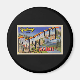 Grüße aus Portland Maine Magnet