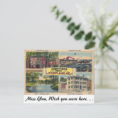 Grüße aus Portland, Maine Postkarte (Stehend Vorderseite)