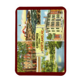 Grüße aus Portland, Maine Vintag Magnet (Vertikal)