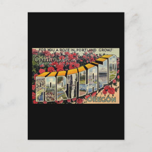 Grüße aus Portland Oregon Postkarte