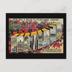 Grüße aus Portland Oregon Postkarte