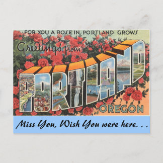 Grüße aus Portland Postkarte