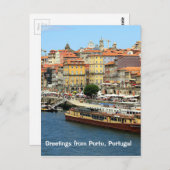 Grüße aus Porto, Portugal Postkarte (Vorne/Hinten)