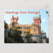Grüße aus Portugal, Pena Palace, Sintra Postkarte (Vorderseite)