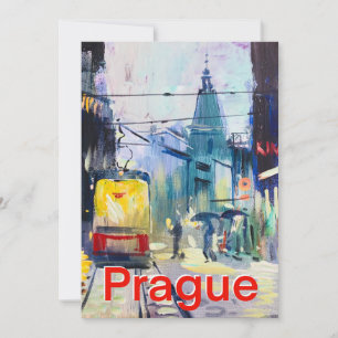 Grüße aus Prag Feiertagskarte