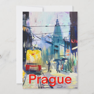 Grüße aus Prag Feiertagskarte