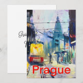 Grüße aus Prag Feiertagskarte (Vorne/Hinten)