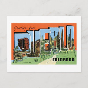 Grüße aus Pueblo, Colorado Postkarte