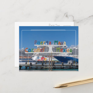 Grüße aus Puerta Maya, Cozumel Postkarte