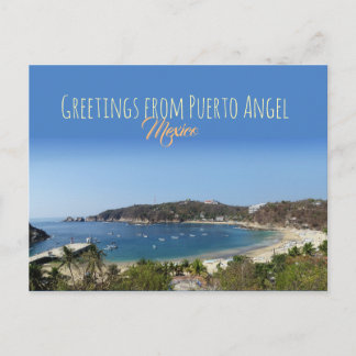 Grüße aus Puerto Angel, Mexiko Postkarte