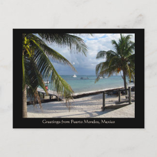 Grüße aus Puerto Morelos, Mexiko Postkarte