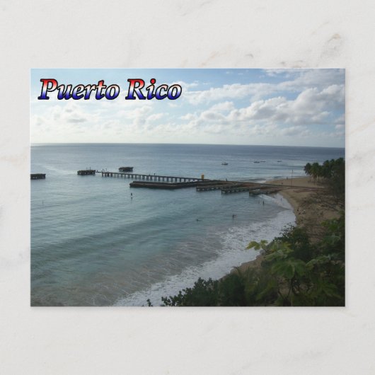 Grüße aus Puerto Rico Postkarte (Vorderseite)