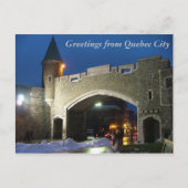 Grüße aus Quebec Postkarte (Vorderseite)